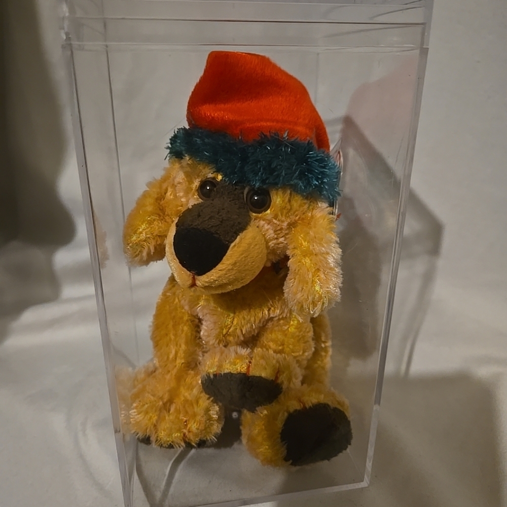 2000, Ty Beanie Baby Jinglepup, Dog, with Case
